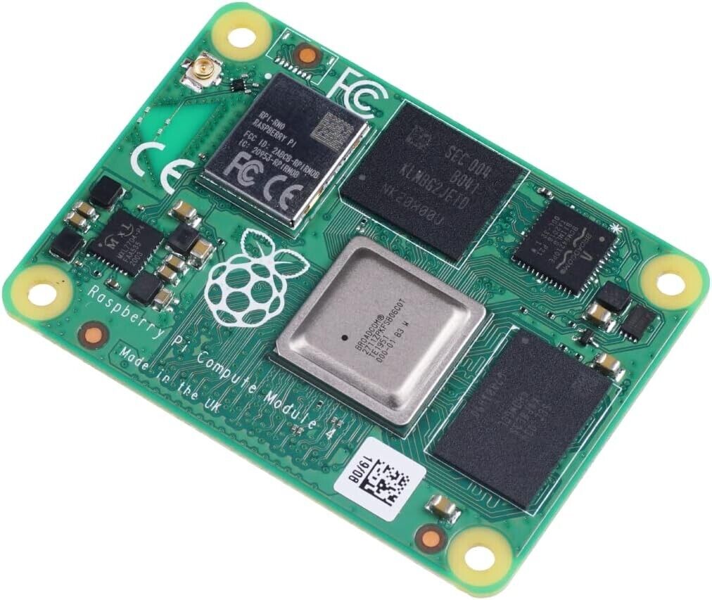 Raspberry Pi Compute Module 4 1GB RAM 16GB eMMC (CM4101016) Single Board 64-Bit