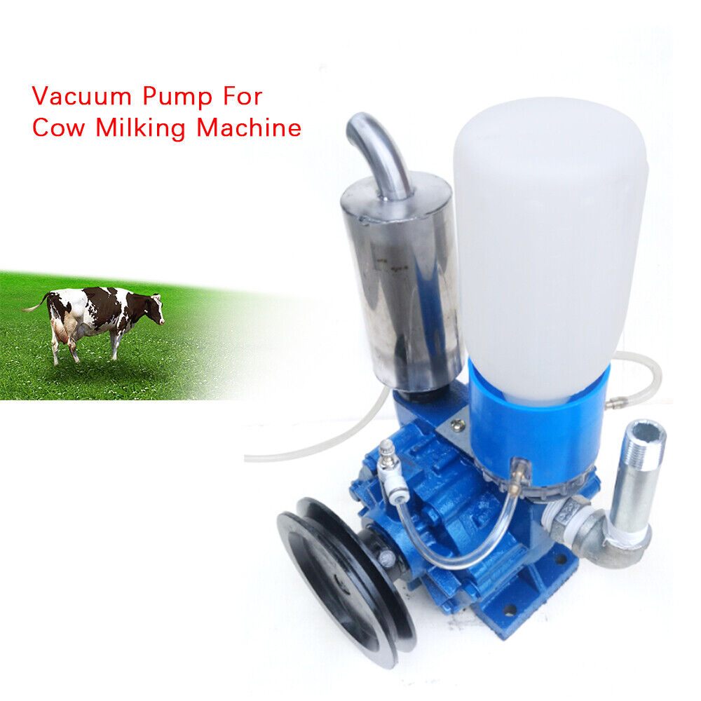 220L Vacuum Pump Electric Milking Machine 250L/min Sheep Milker Tank Barrel New