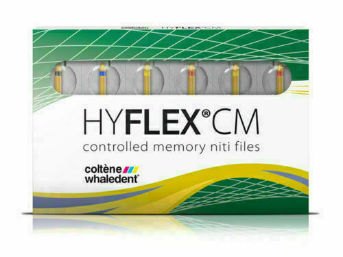 3 X Coltene HyFlex CM Controlled Memory Niti file starter pack