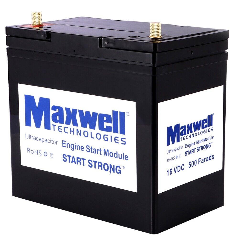 Maxwell 16V 500F Super Capacitor Battery 6pcs 2.7V 3000Farads With plastic case