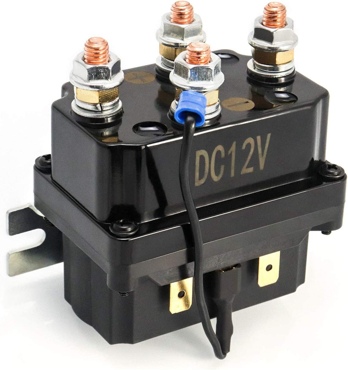 Solenoid Relay, 12V 250A Winch Relay Solenoid Replacement Contactor for 3000-500