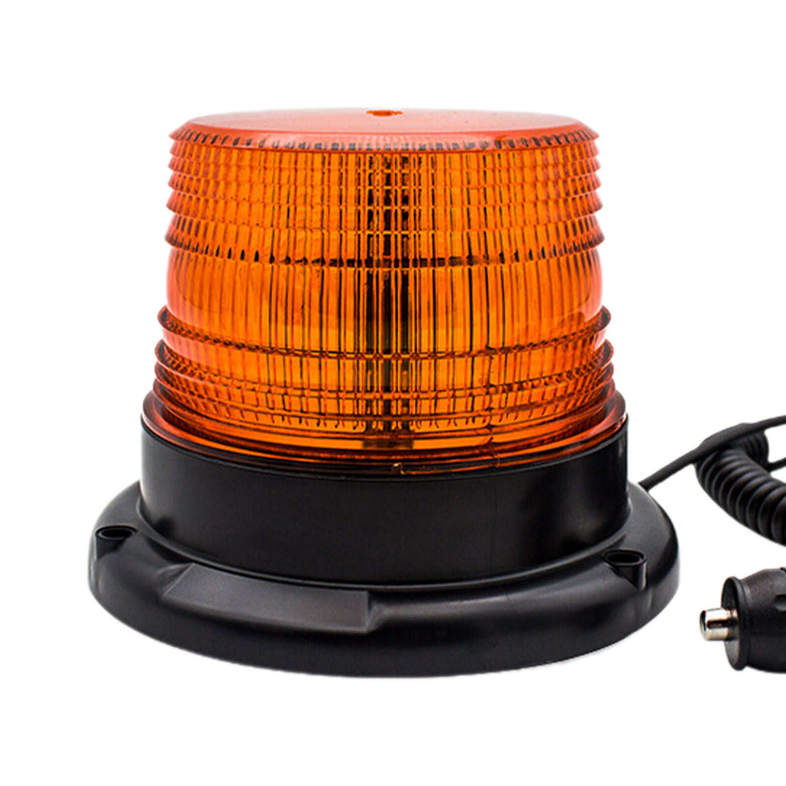 LED Amber Rotating Beacon Flashing Light Emergency Warning Strobe for Car Truck