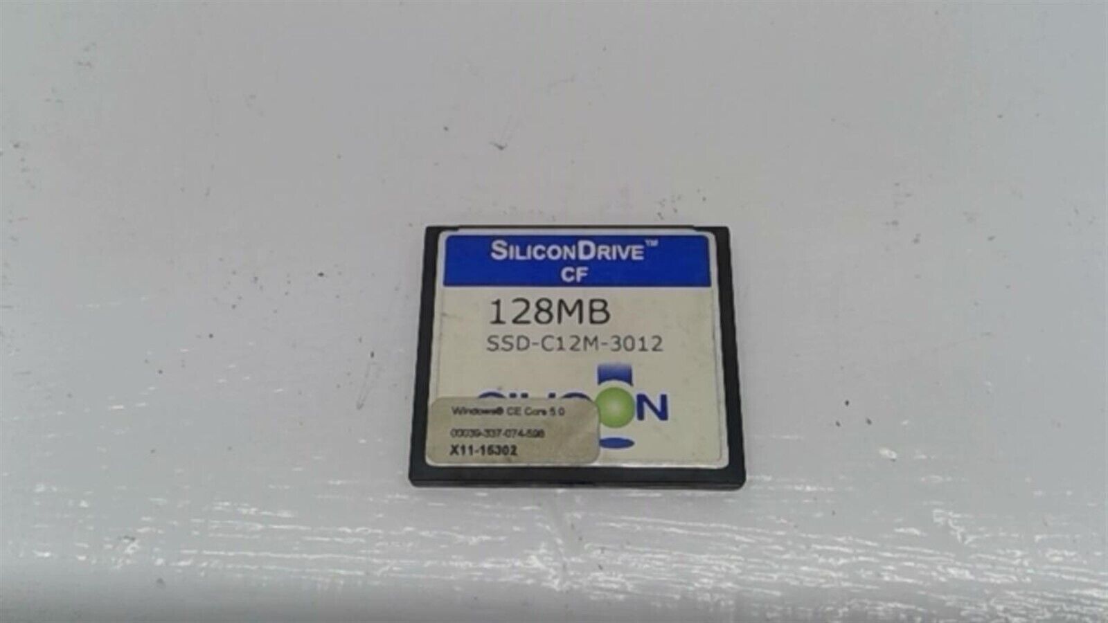 Silicon SSDC12M3012 Compact Flash Memory Card 128MB 