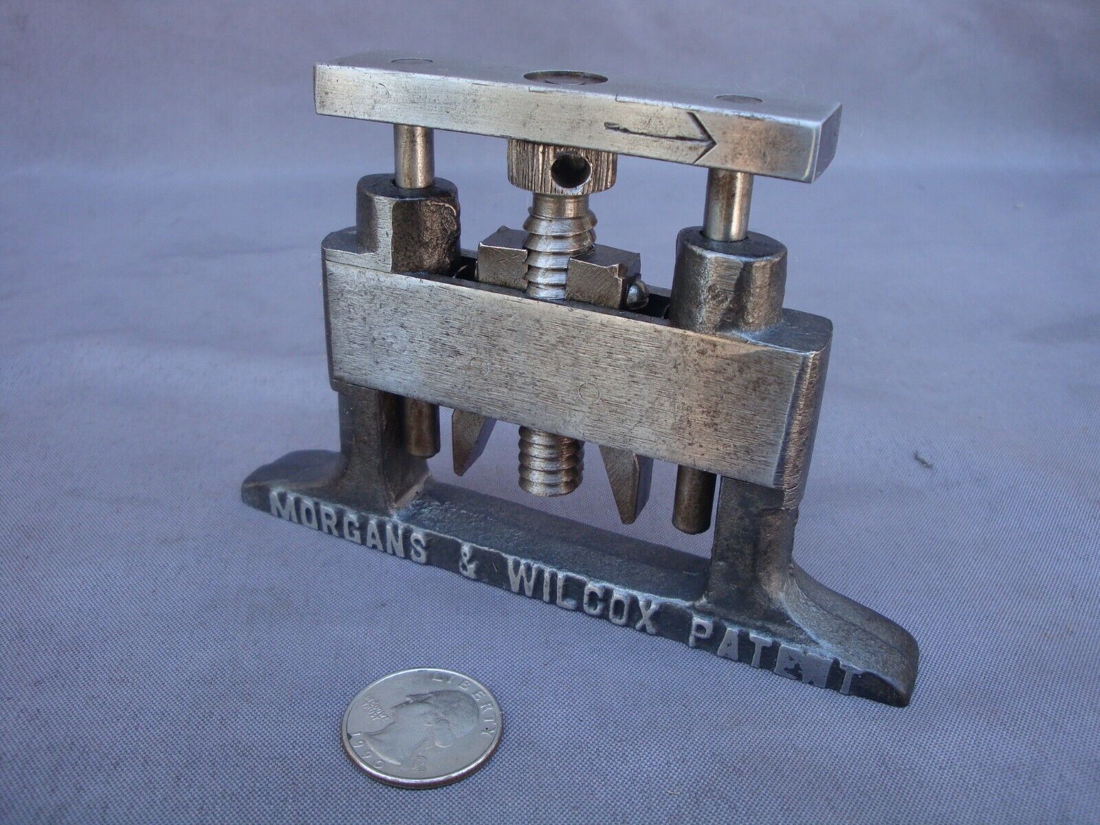 Vintage Letterpress, Morgan and Wilcox Press Lock