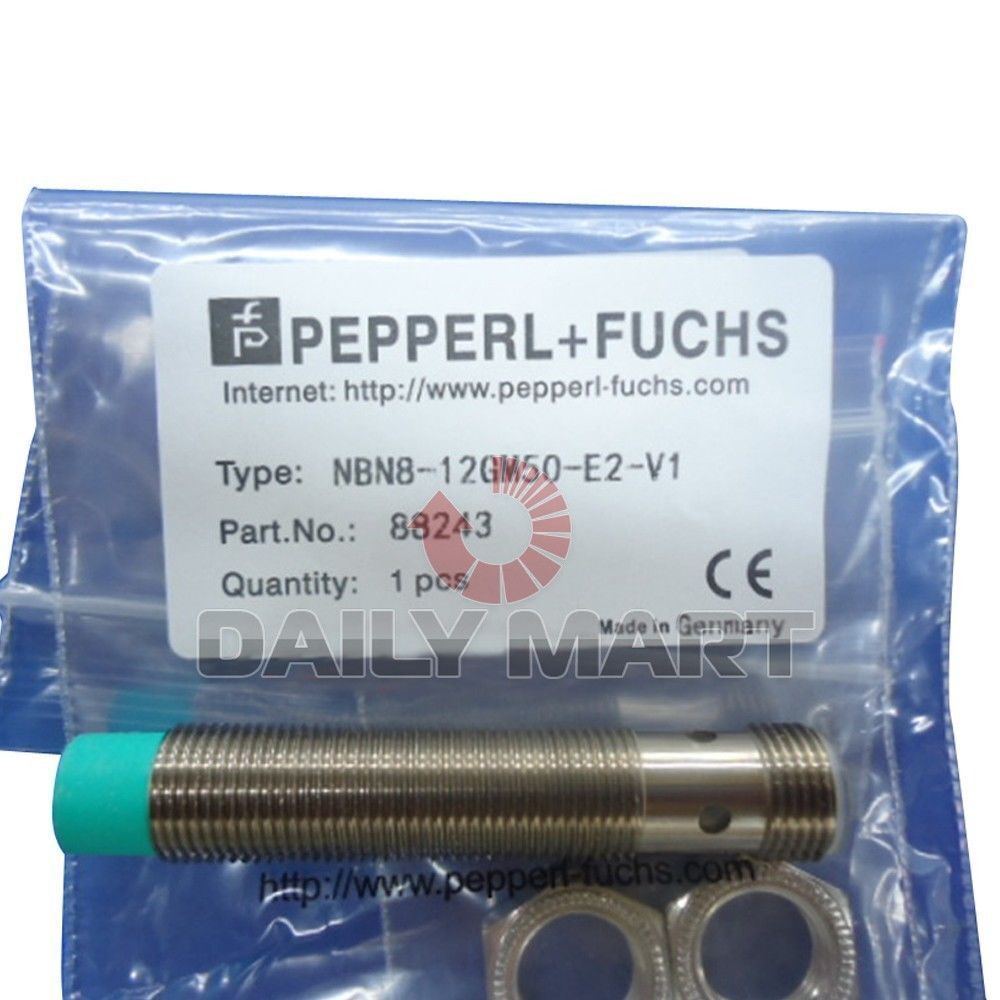 PEPPERL+FUCHS NEW NBN8-12GM50-E2-V1 PLC INDUCTIVE SENSOR 8MM NON-FLUSH 10-30V DC