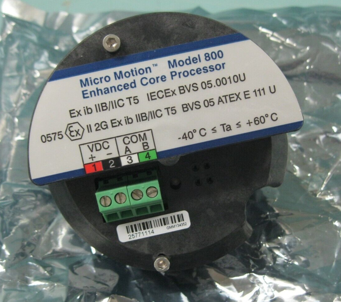 Micro Motion 800 V4.02 Enhanced Core Processor 2015 API/Petroleum Measurement L9