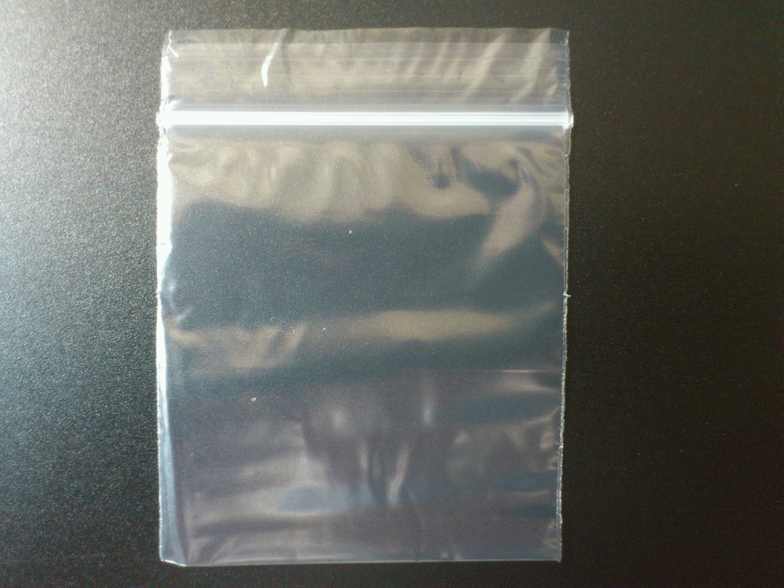 New 100x 76mm x 56mm grip seal zip lock Premium Polythene Clear Bags #231