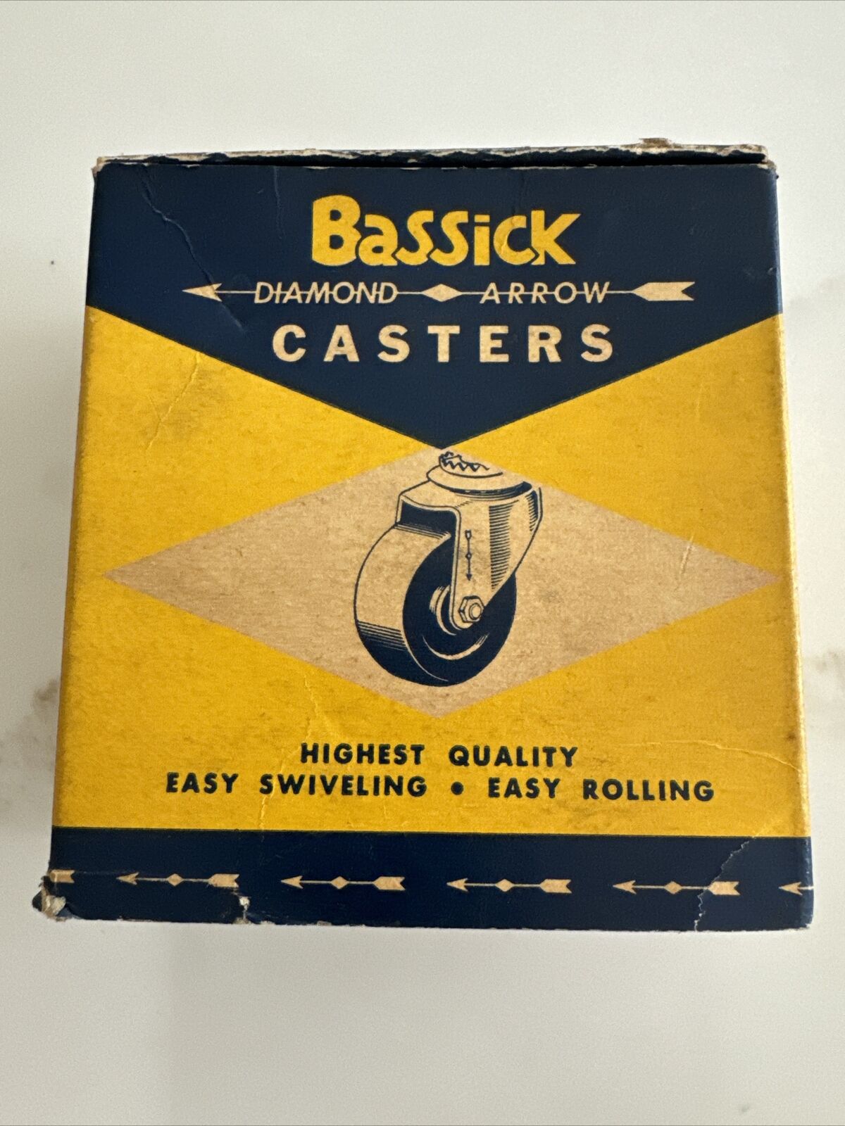 3 Vintage  Bassick 2” Caster Wheels In Original Box