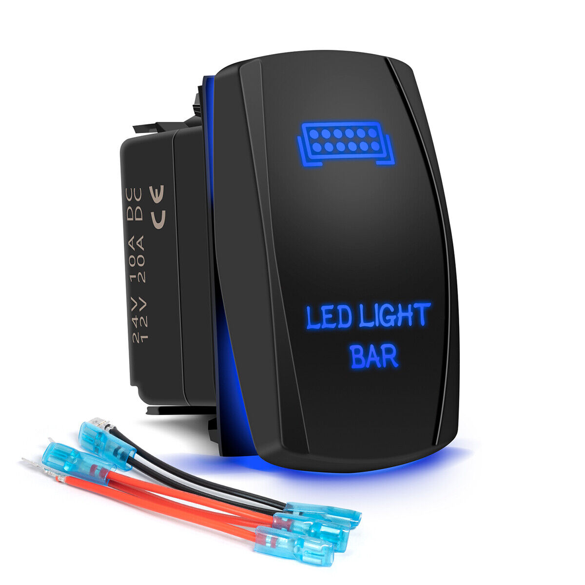LED Light Bar Toggle Rocker Switch for Car Truck ATV UTV Polaris Ranger Can Am