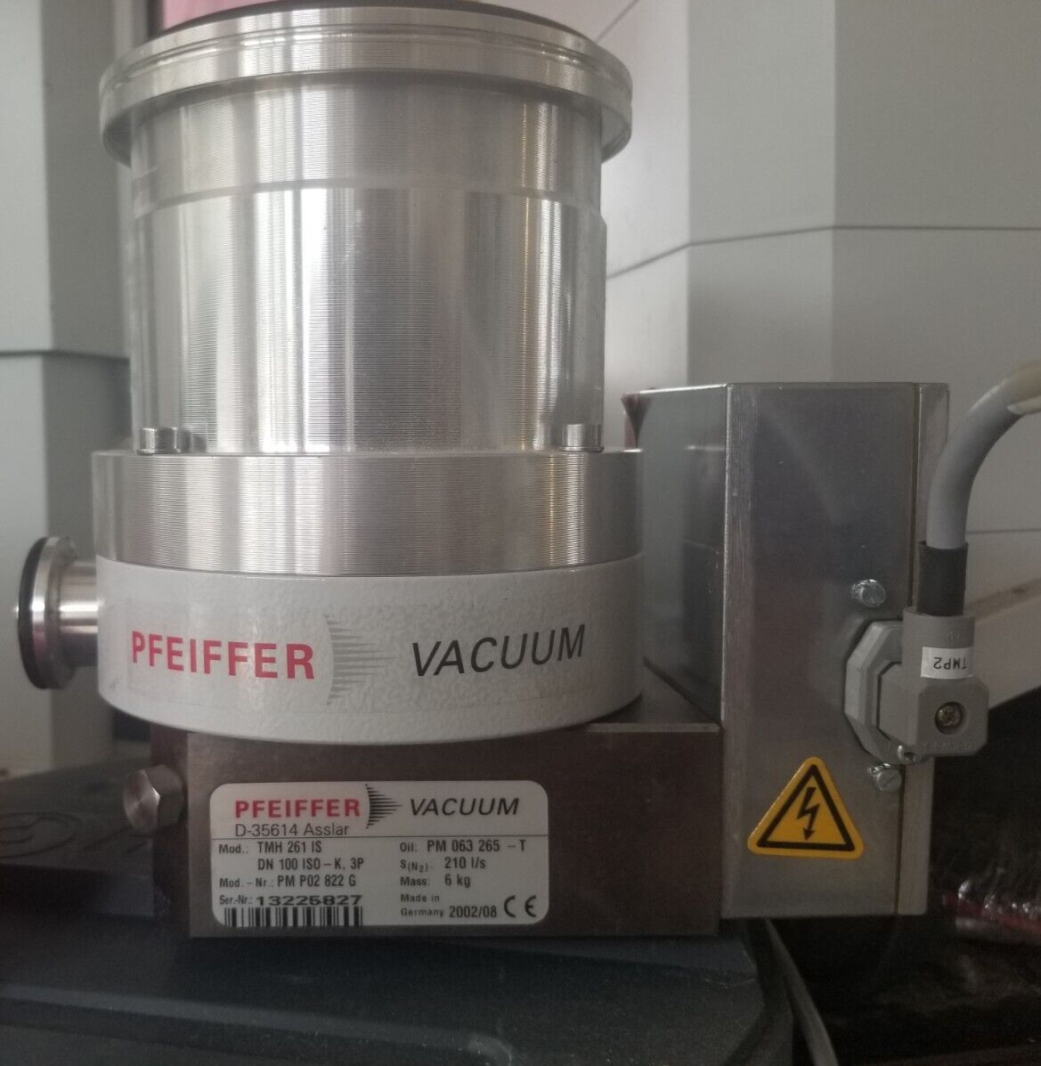 Pfeiffer Vacuum Turbo Pump TMH 261 IS With TC600 Controller Tested GUARANTEED