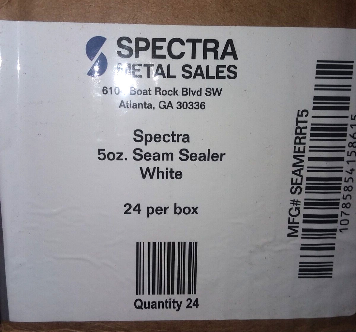 SPECTRA Professional Gutter Repair Seam Sealer  White - 5 Oz Each  Case 24 Pack)