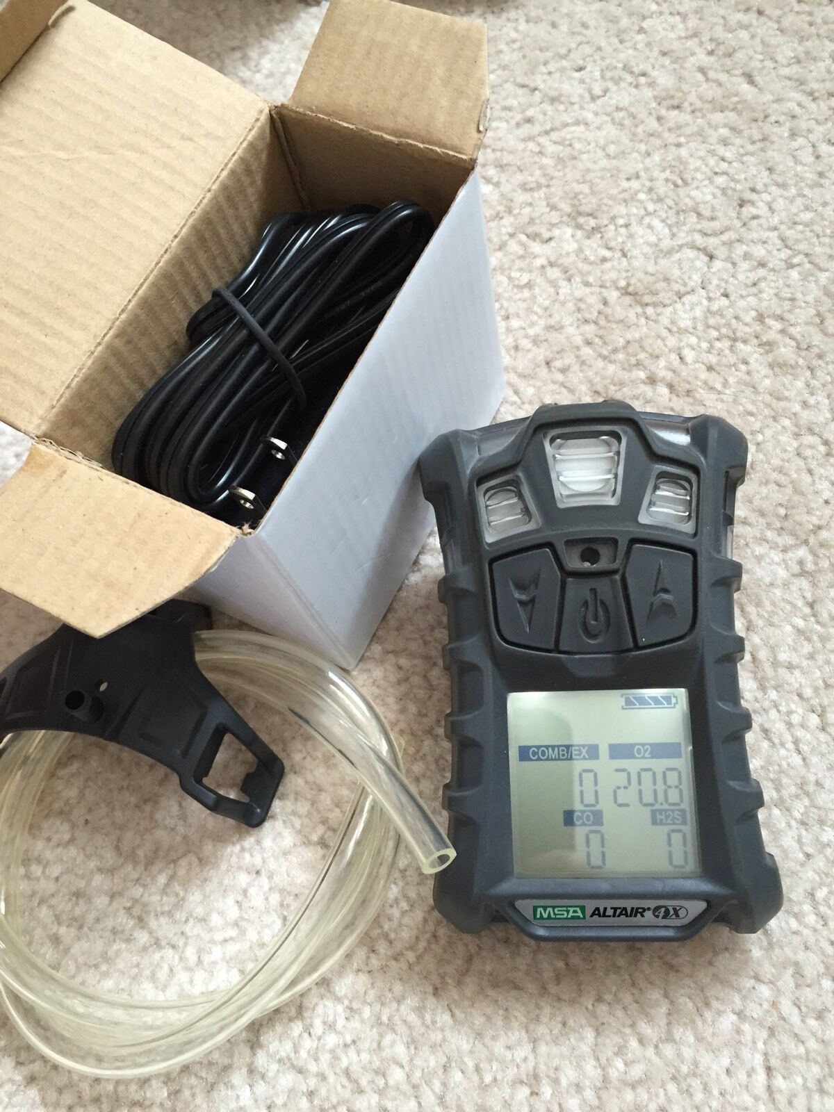 MSA 4X multigas detector Monitor Meter Warranty/Calibrated