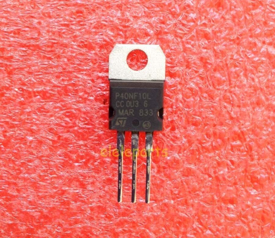 10PCS   Transistor chip  STP40NF10L TO-220