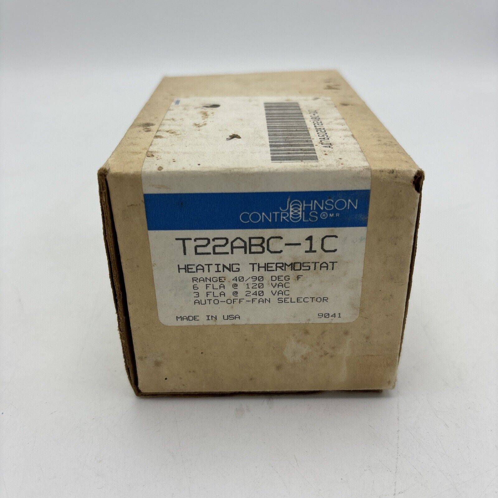 Johnson Controls T22ABC-C1 Heating Thermostat NOS