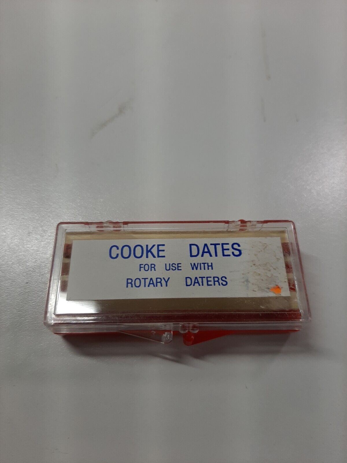 Vintage Removable Dates for Cooke Rotary Date Ink Stamp Jan.- Dec.