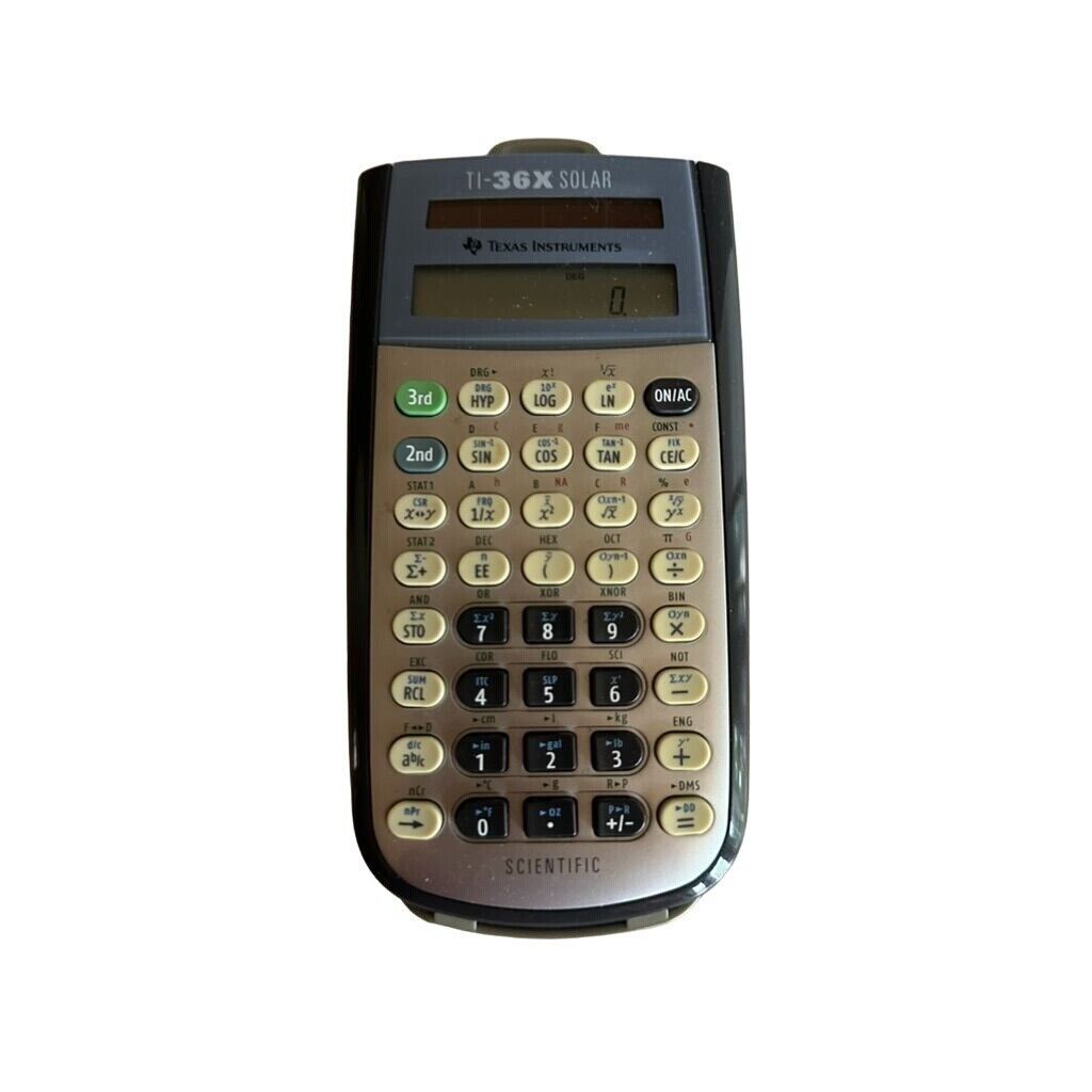 Vintage Texas Instruments TI-36X Solar Scientific Calculator