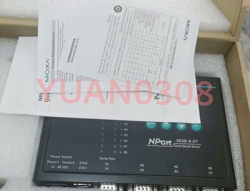 NEW MOXA NPORT 5650I-8-DT serial server DHL Fast delivery
