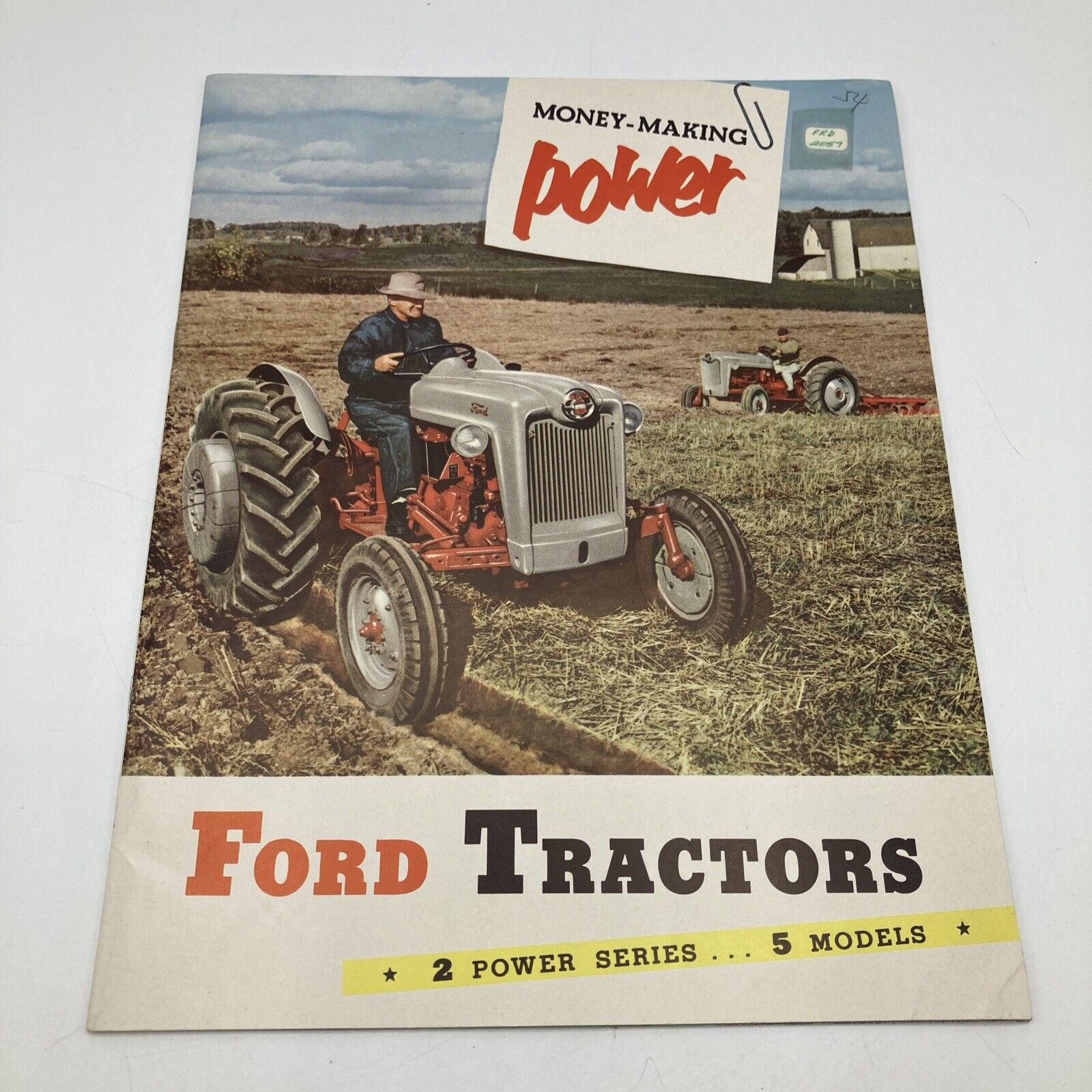 Vintage 1954 Ford 600-800 Tractor 37 Page Sales Catalog Brochure