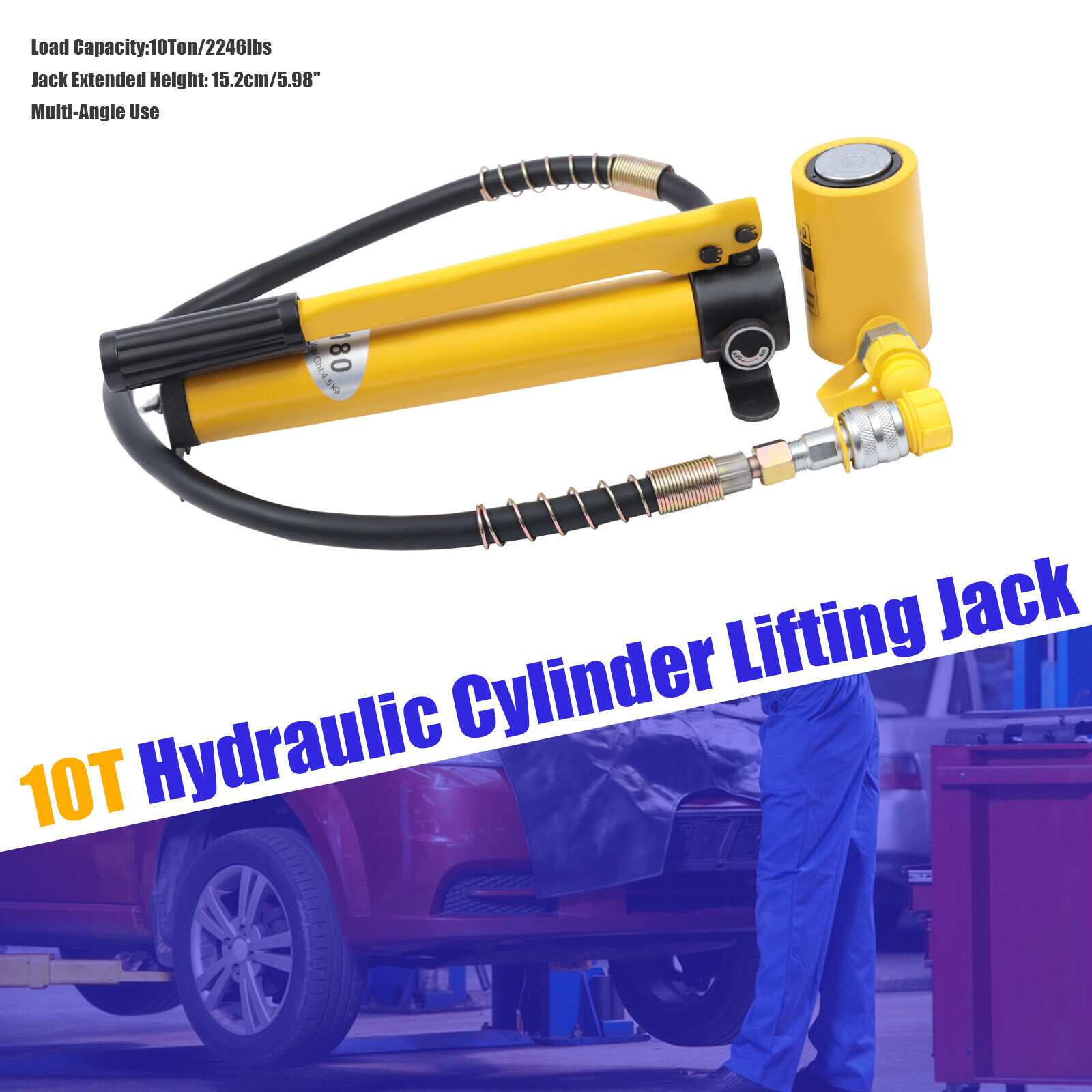10T Hydraulic Ram Cylinder Jack Kit RSC-1050 1.97\