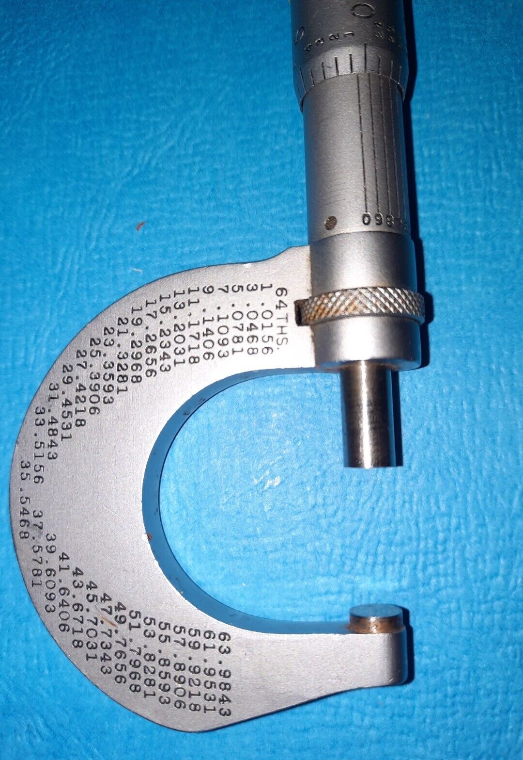 Vintage L.S. Starrett Co. No. 231-F Micrometer USA Machinist Tool