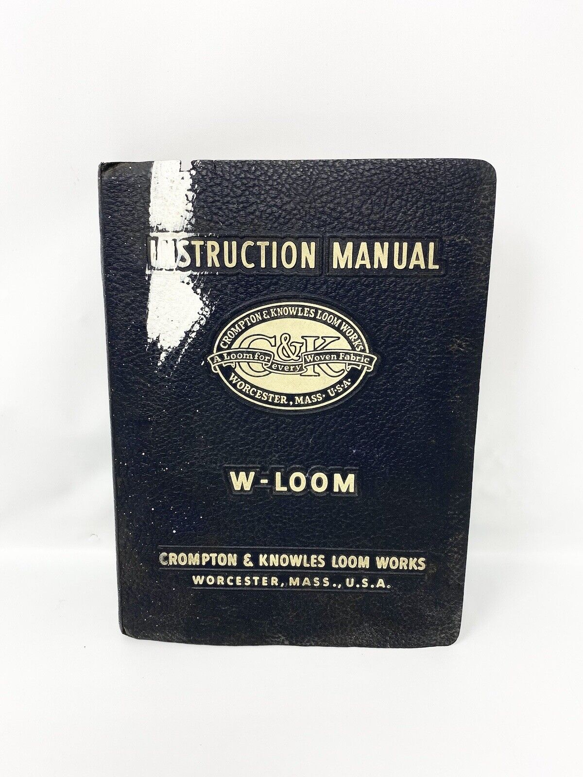 Vintage Manual 1950-1952 Crompton & Knowles Loom Works Worcester, Mass. USA