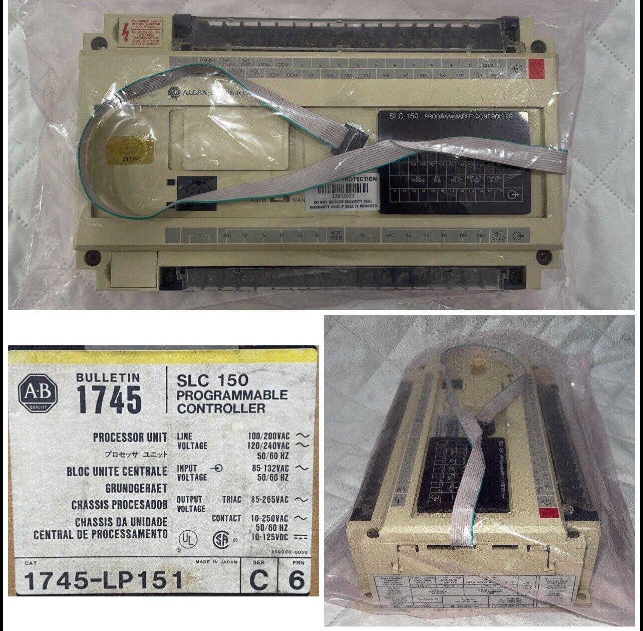 Allen Bradley 1745-LP151 C FRN 6  Programmable Control PROCESSOR SLC 150