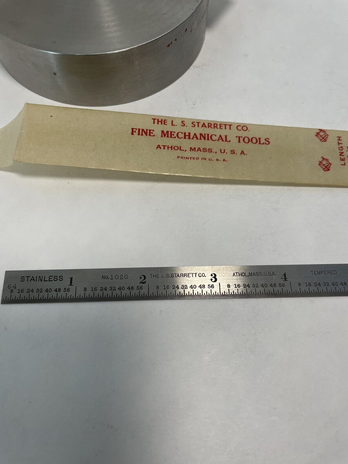 Vintage Starrett #1020 Flexible Rule, Unused In Original Packaging 