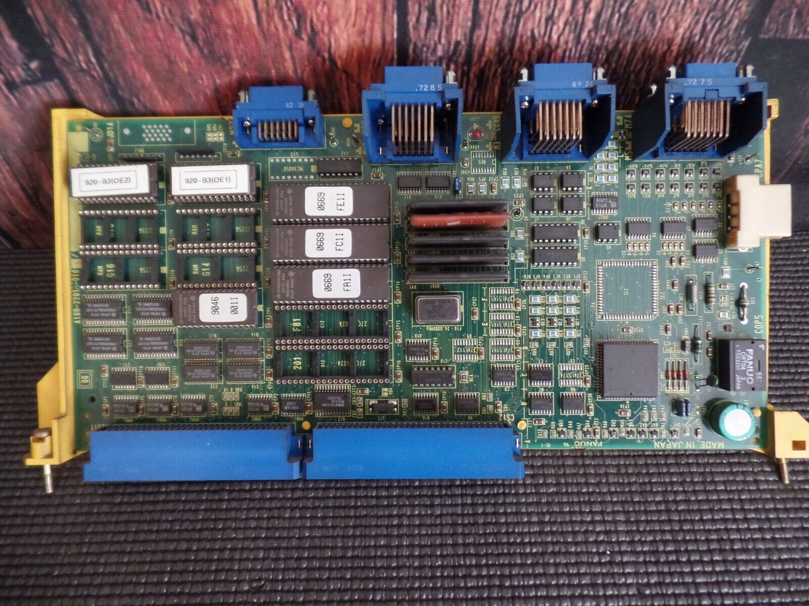 FANUC A16B-2201-0101 MEMORY BOARD IS REPAIRED BY IVS WITH A 45 DAY WARRANTY