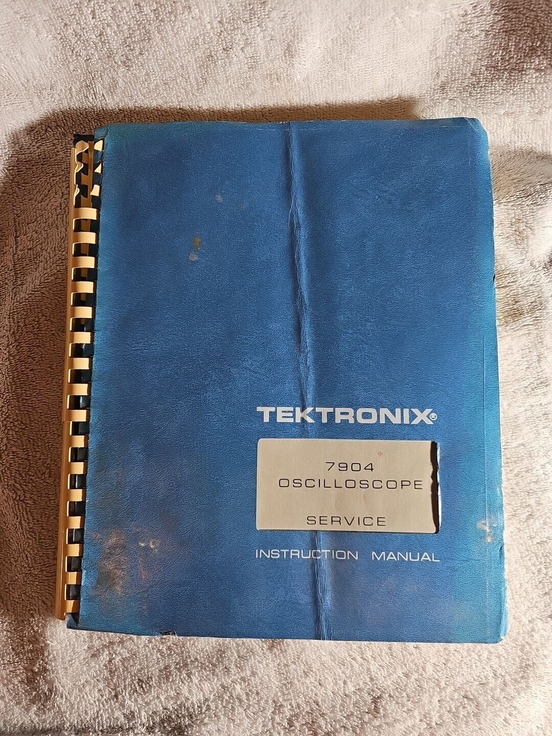 Vintage Tektronix 7904 OSCILLOSCOPE Service Instruction Manual 070-1195-02