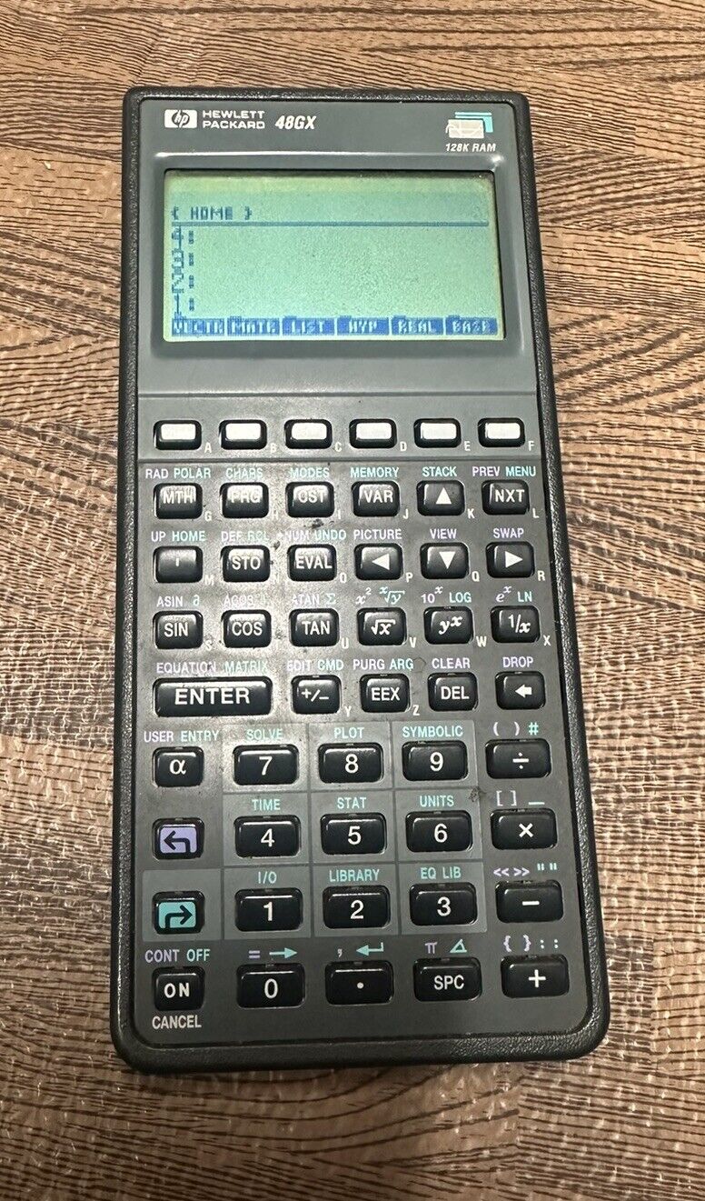 Hewlett Packard HP 48GX Graphing Calculator No Case 128k Ram