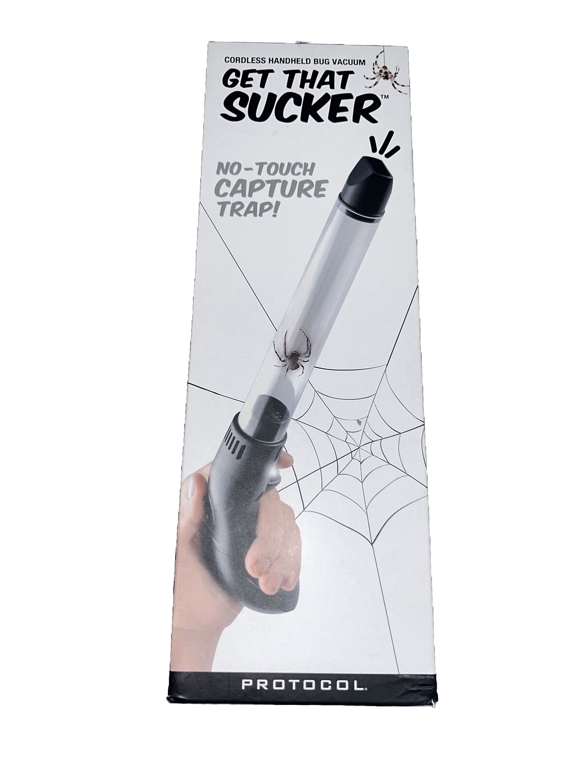 Get That Sucker Cordless Handheld Bug vacuum No Touch Capture Trap As Seen On TV