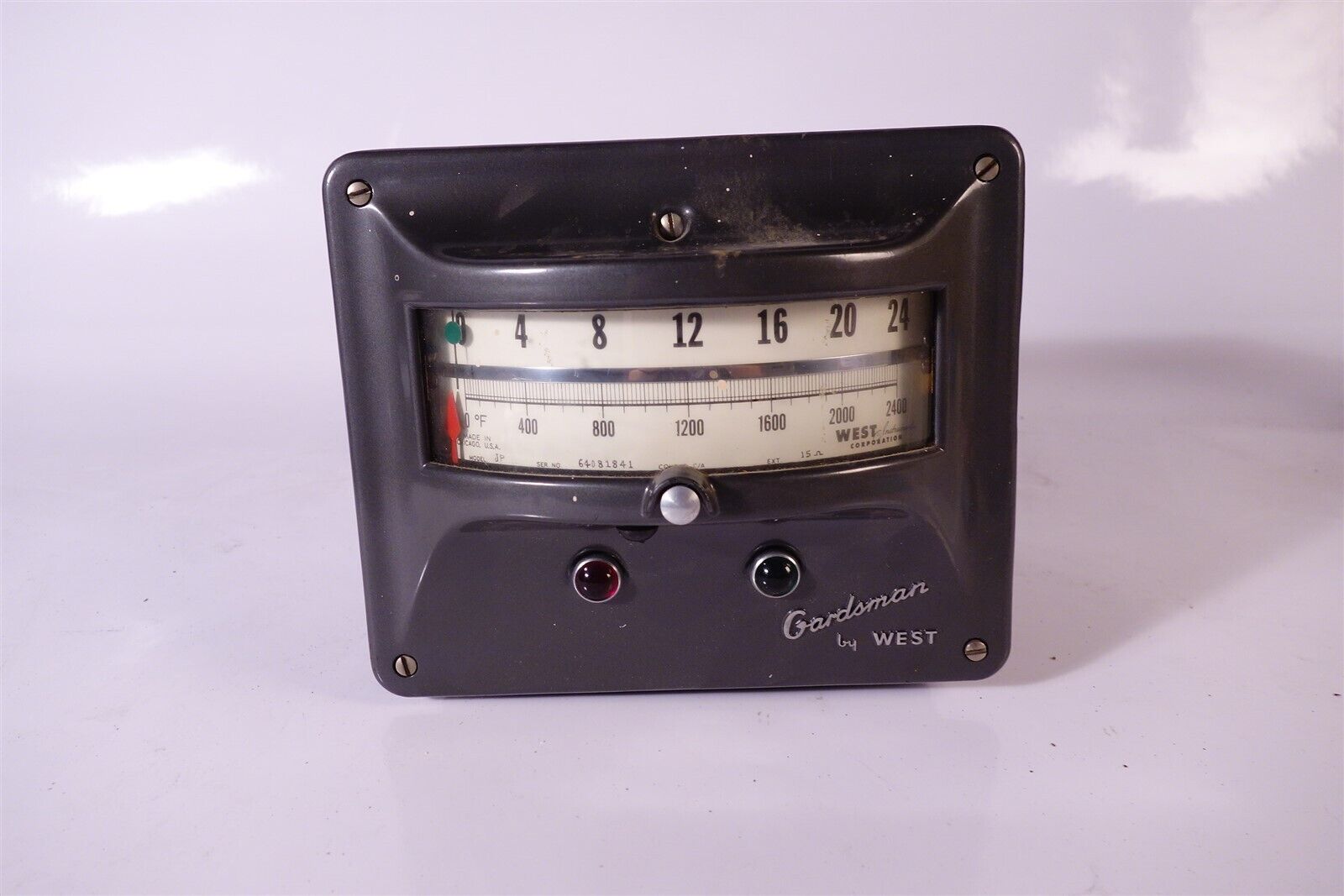 Vintage Gardsman by West Model J Federal Kiln Temperature Controller / Meter 