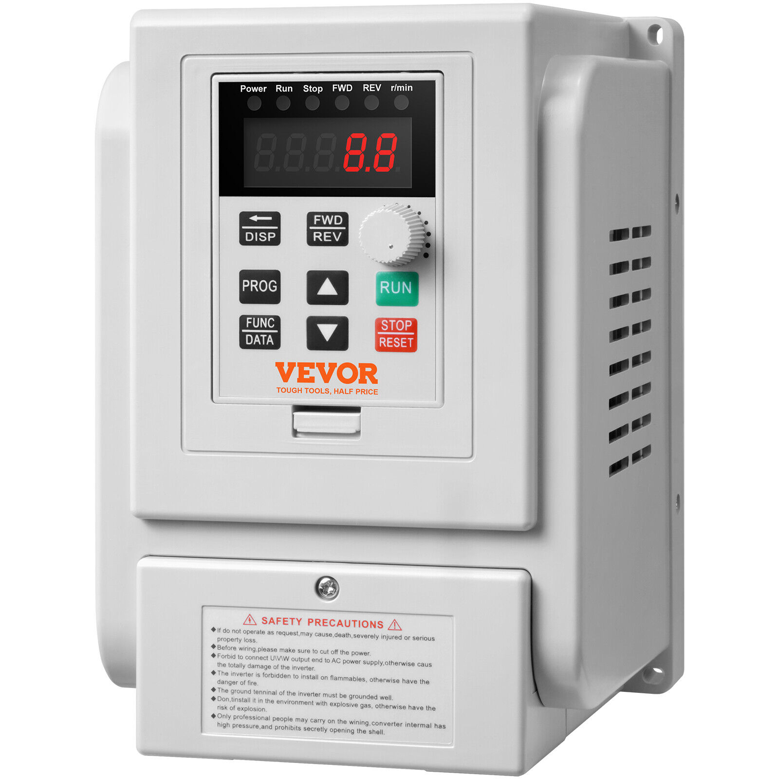 VEVOR 5HP 4KW 220V Variable Frequency Drive VFD for 3-Phase Motor Speed Control