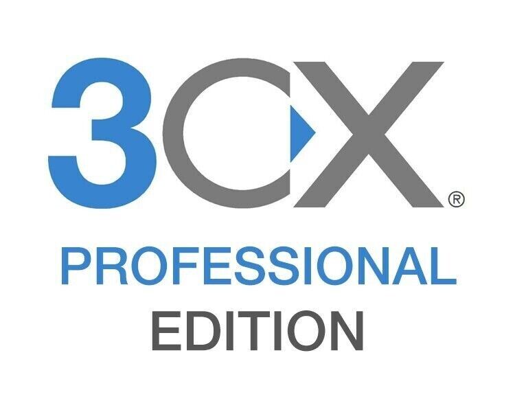 3CX 8SC Pro license, for VoIP a telephone system