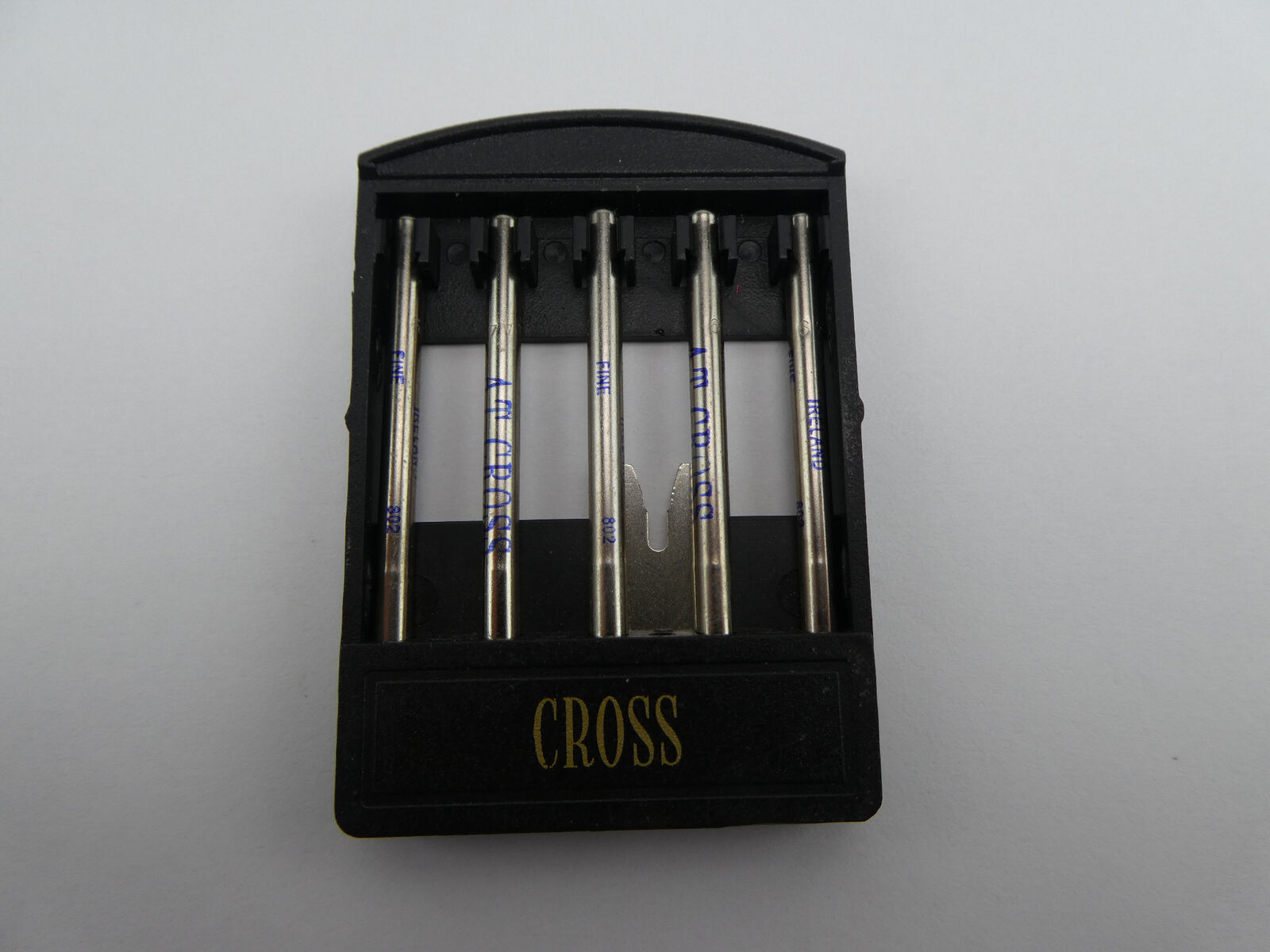 Vintage A.T. Cross Ball Pen Black Ink Refill 802~ Made in Ireland ~ Lot of 5