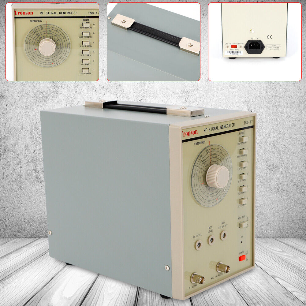 RF Radio Frequency Signal Generator 100KHz-150MHz High Frequency Adjustable 110V