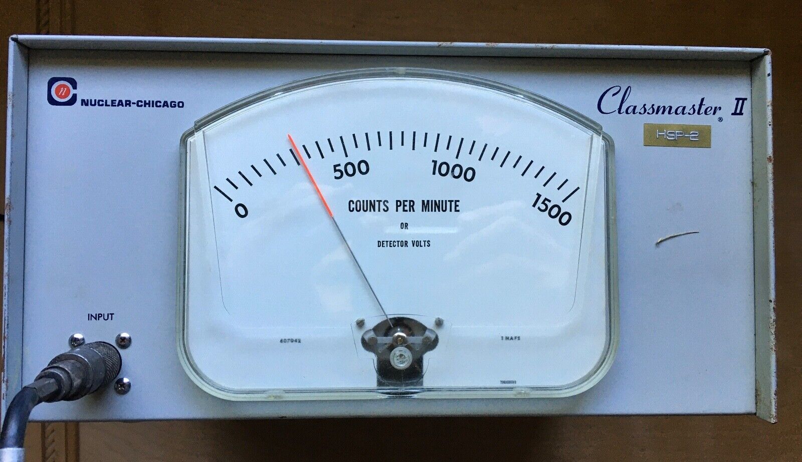 Vintage Nuclear-Chicago Classmaster ii Geiger Counter Radiation Detector Meter