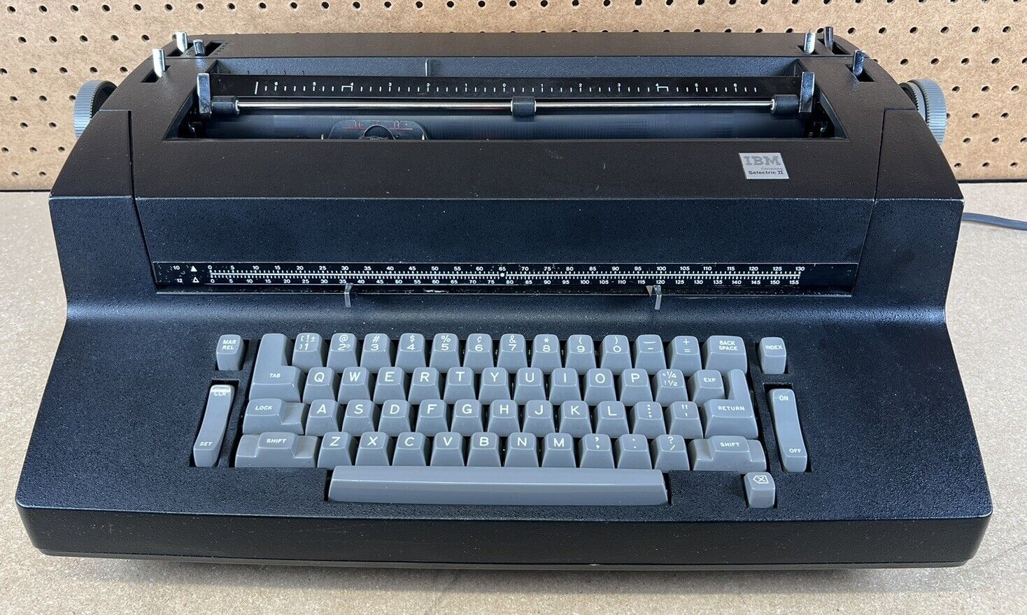Vintage Black IBM Correcting Selectric II 2 Electric Typewriter