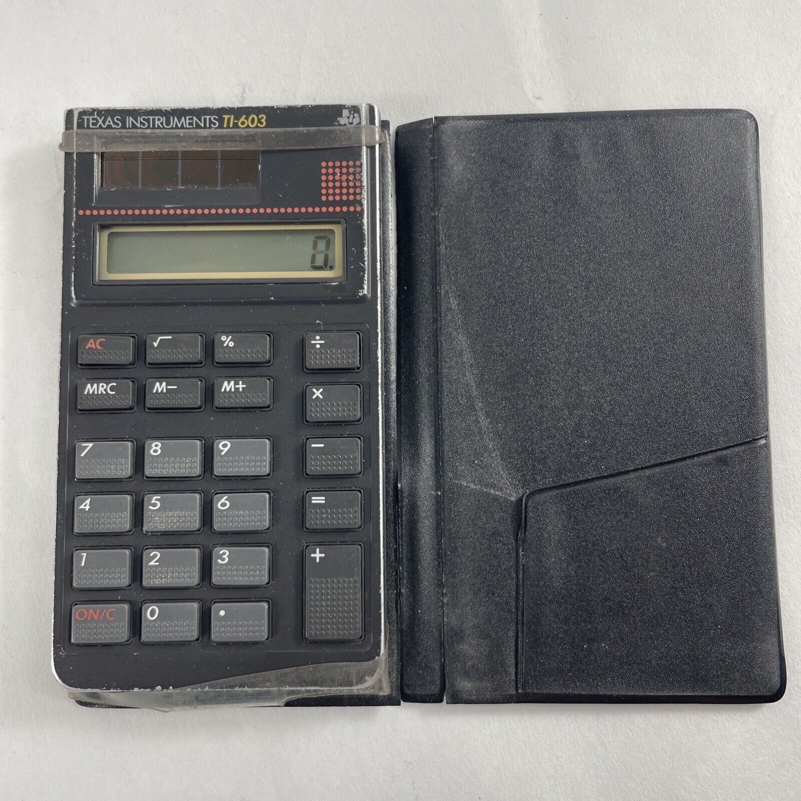 Rare 1987 Vintage Texas Instruments TI-603 Scientific Calculator W/ Case, Works