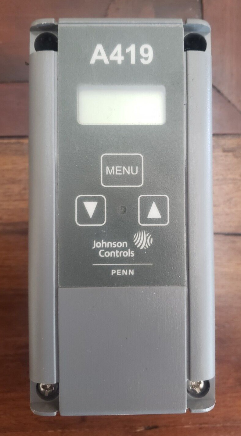 Johnson Controls A419 Temperature Controller (Controller Only. No Sensor)