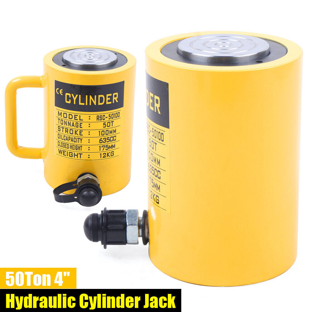 50-TON HYDRAULIC RAM JACK – porta power type cylinder – lifting jacks – rams