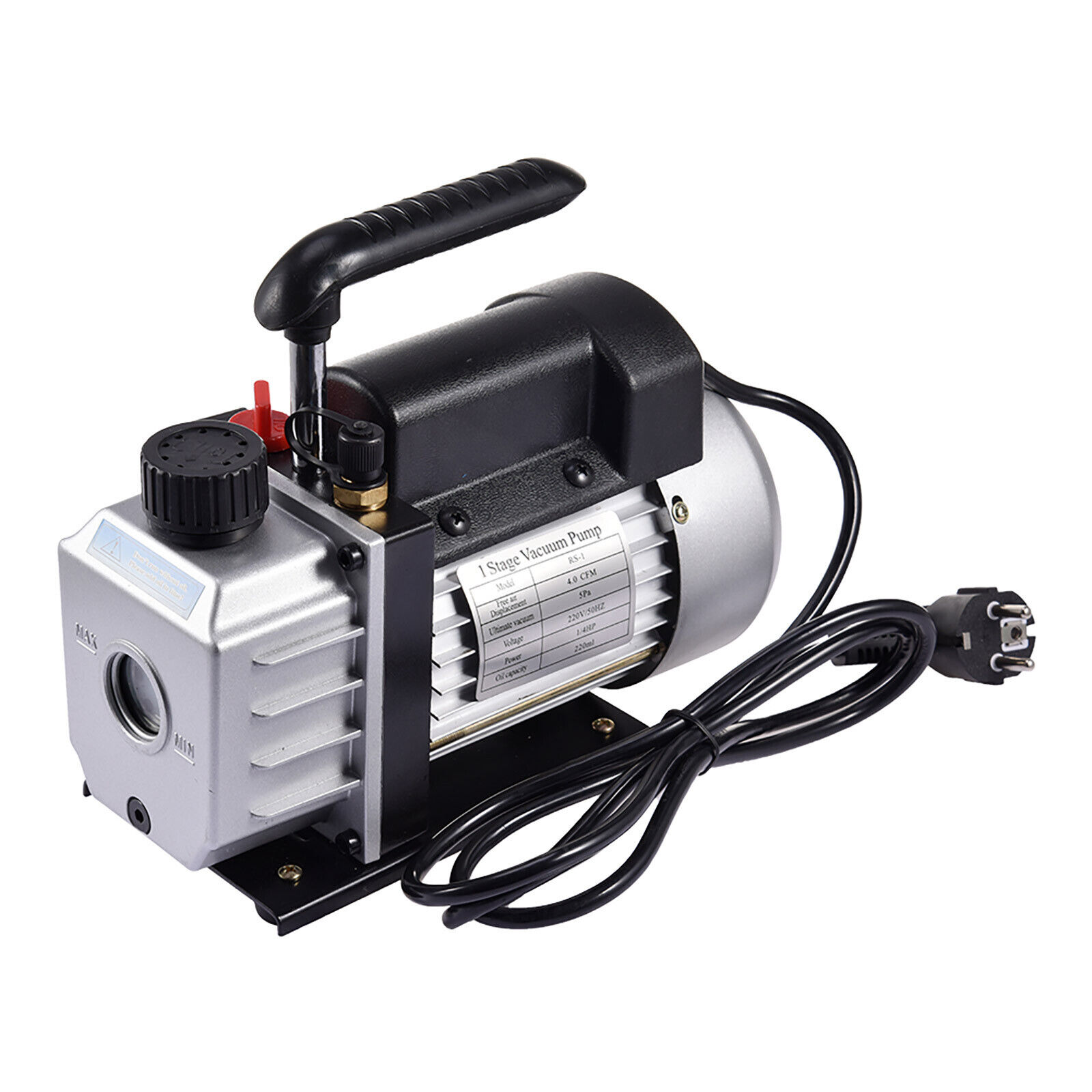 Refrigerating fluid-R134A R12 R22 R502,4CFM Air Vacuum Pump with R410a R22 R404a