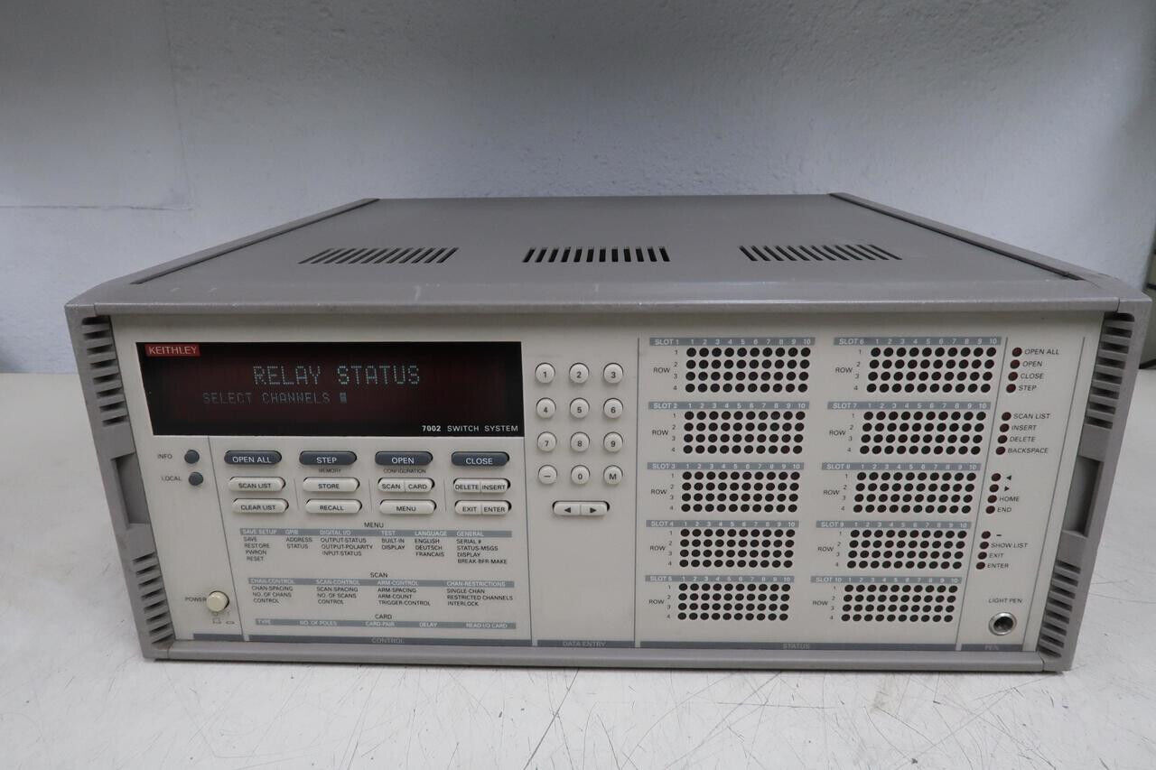 Keithley 7002 Switch System Mainframe T135966
