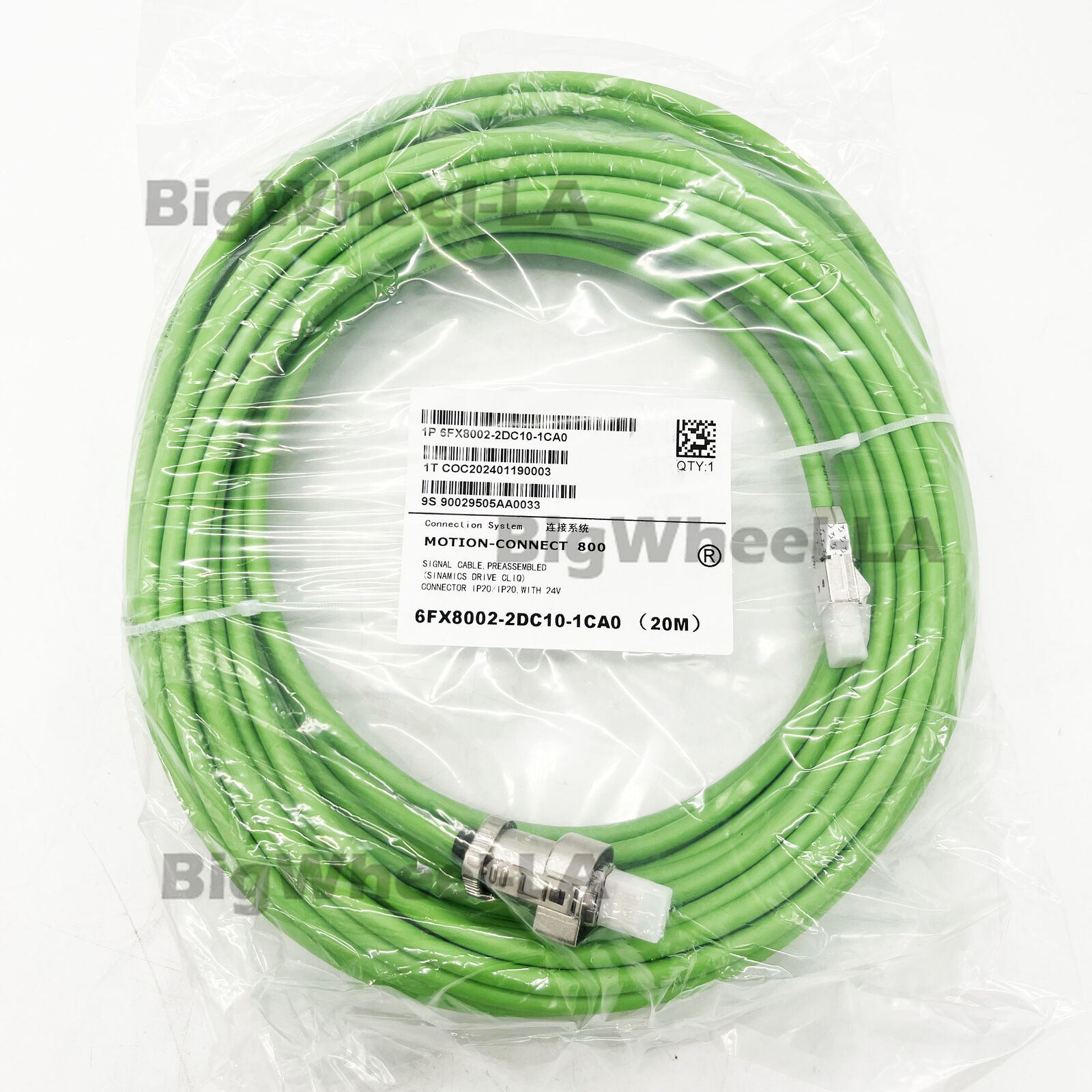 NEW In Box SIEMENS Encoder Cable 20M 6FX8002-2DC10-1CA0