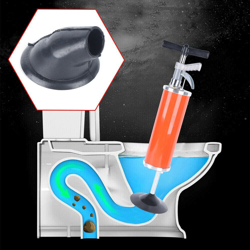 High Pressure Pipe Cleaner Clean Water Ram Drain Cleaning Tool + 4