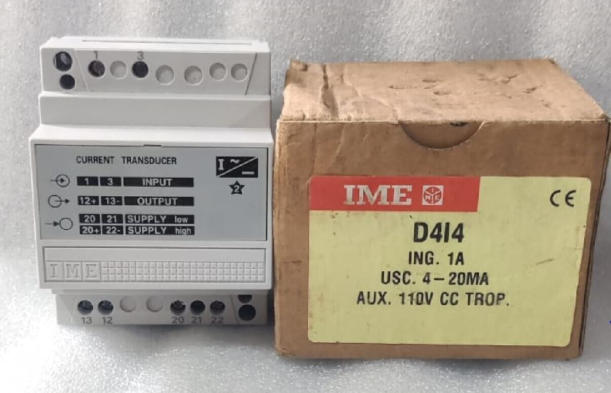IME D4I4 Current Transducer USC 4-20MA Aux 110V CC TROP