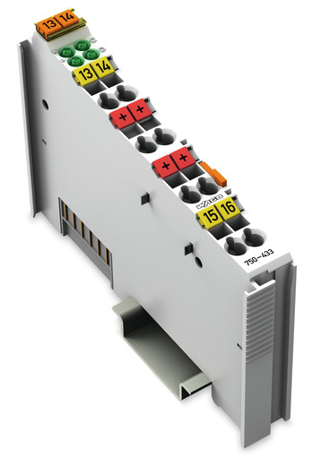 WAGO 750-433 4-channel digital input - 24 VDC - 0.2 ms - 2-conductor connection