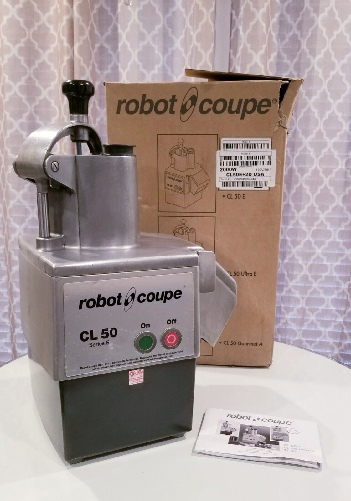 Robot Coupe CL50E CL 50 Series E Continuous Feed Commercial Food Processor L@@K