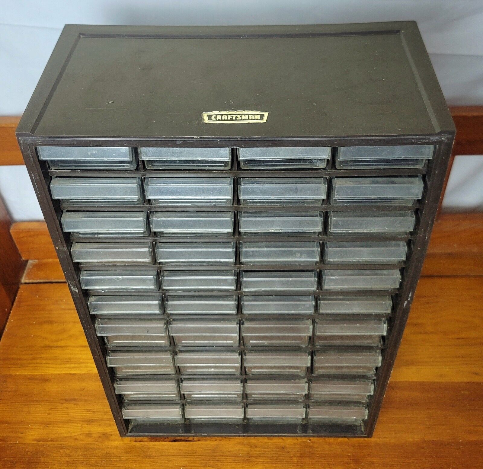Vintage Metal Craftsman 40 Drawer Storage Parts Bin Cabinet Box