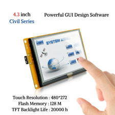 4.3inch HMI TFT LCD Touchscreen module with Video/Aduio Port+128M Flash Memory picture